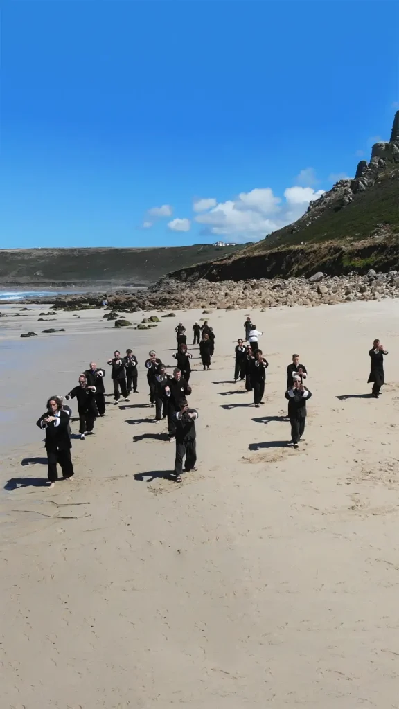 Tai Chi Summer Course on the beach in Cornwall